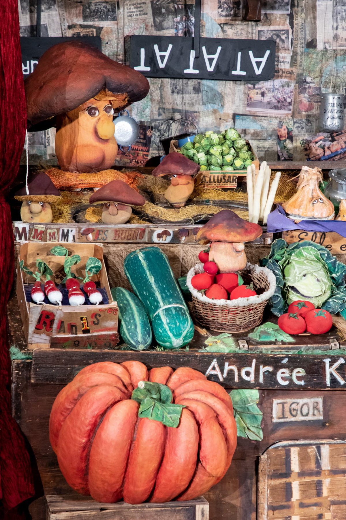 Cie les Zanimos: "Andrée Kupp, Dresseuse et Montreuse de légumes" (France) ANNULE